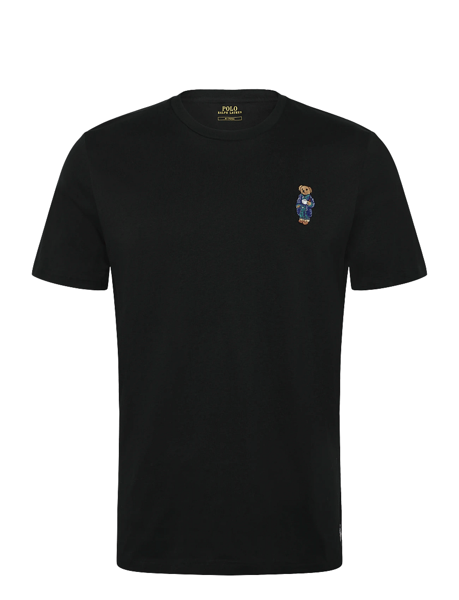 Polo Ralph Lauren - BCI LIQUID COTTON-KNT-SLEEP TOP - pyjamaoberteile - black - 0