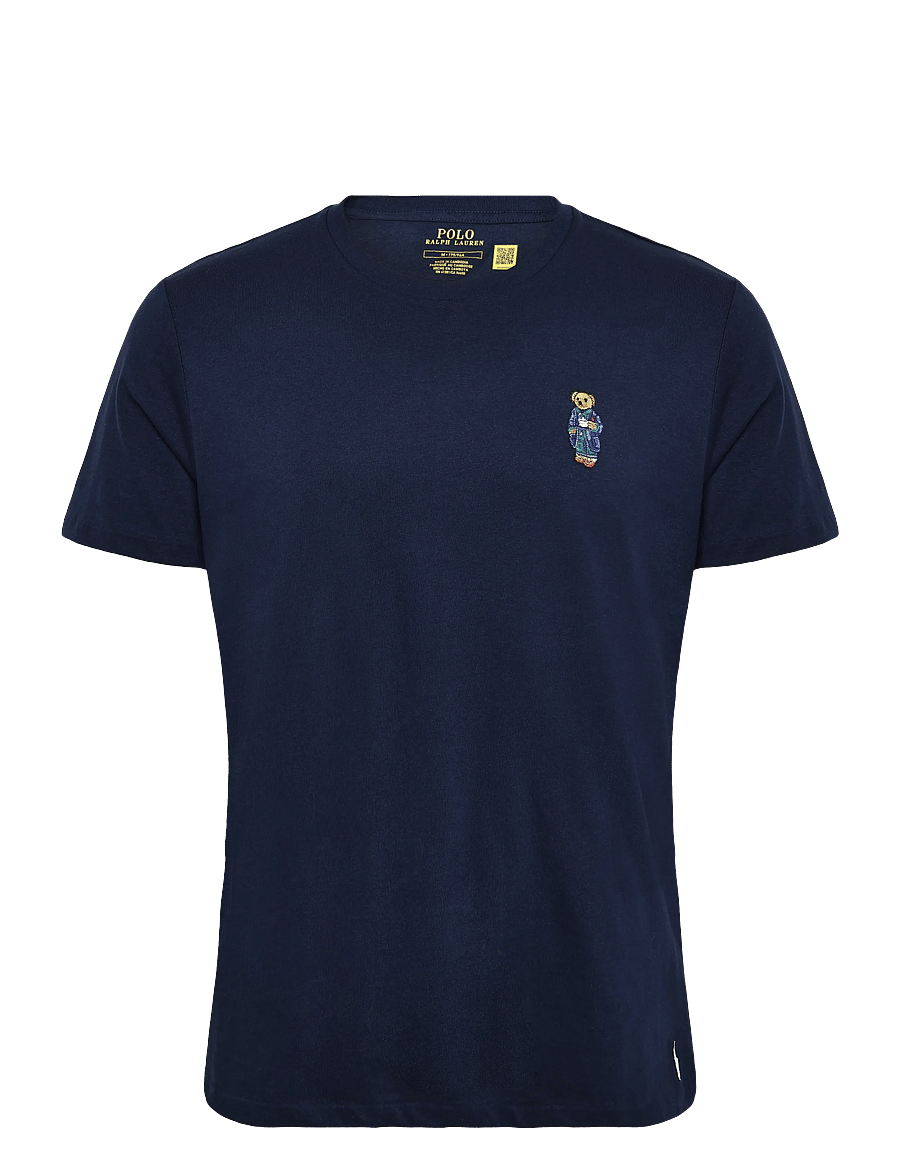 Polo Ralph Lauren - BCI LIQUID COTTON-KNT-SLEEP TOP - pyjamaoberteile - navy - 0