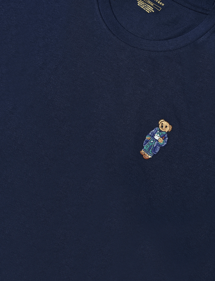 Polo Ralph Lauren - BCI LIQUID COTTON-KNT-SLEEP TOP - pyjamaoberteile - navy - 2