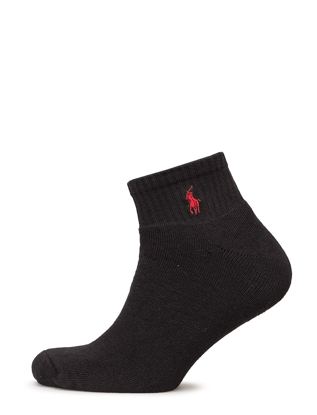 Polo Ralph Lauren Quarter Sock 3-Pack, One Size, Socks, Schwarz - Ankle Männerswear