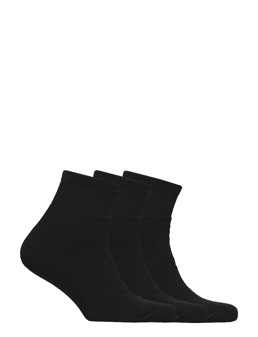 Polo Ralph Lauren - Quarter Sock 3-Pack - multipack strømper - black - 3