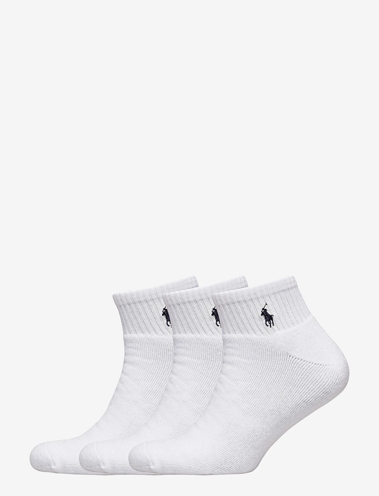 Polo Ralph Lauren Underwear - Quarter Sock 3-Pack - zeķu multipaka - white - 0
