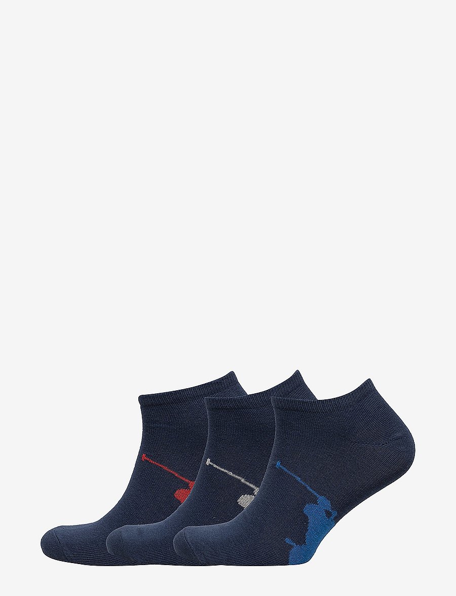 Polo Ralph Lauren - Big Pony Sock 3-Pack - multipakk sokid - navy multi - 0