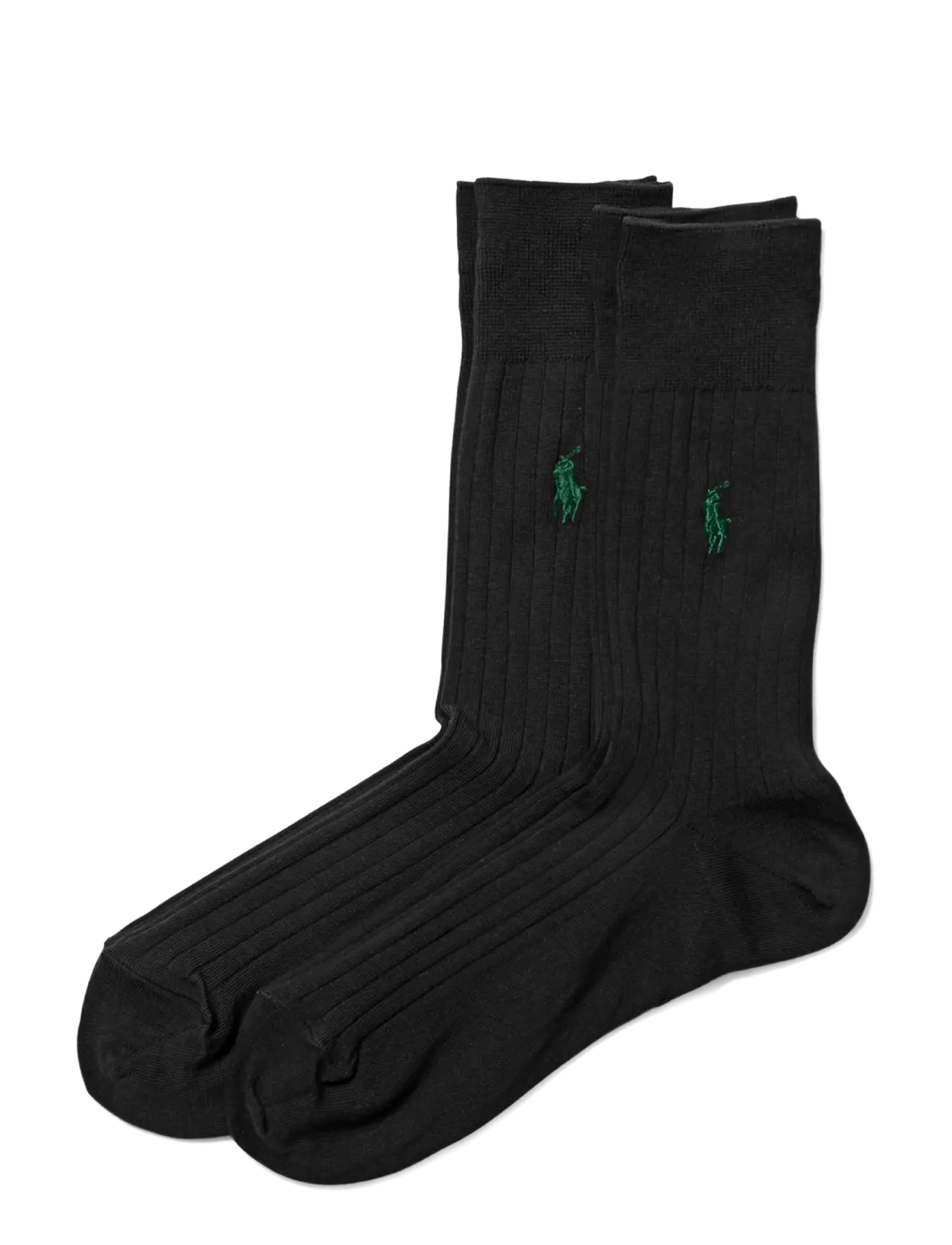 Polo Ralph Lauren Rib-Knit Trouser Socks - E-pirmadienis - BLACK / black