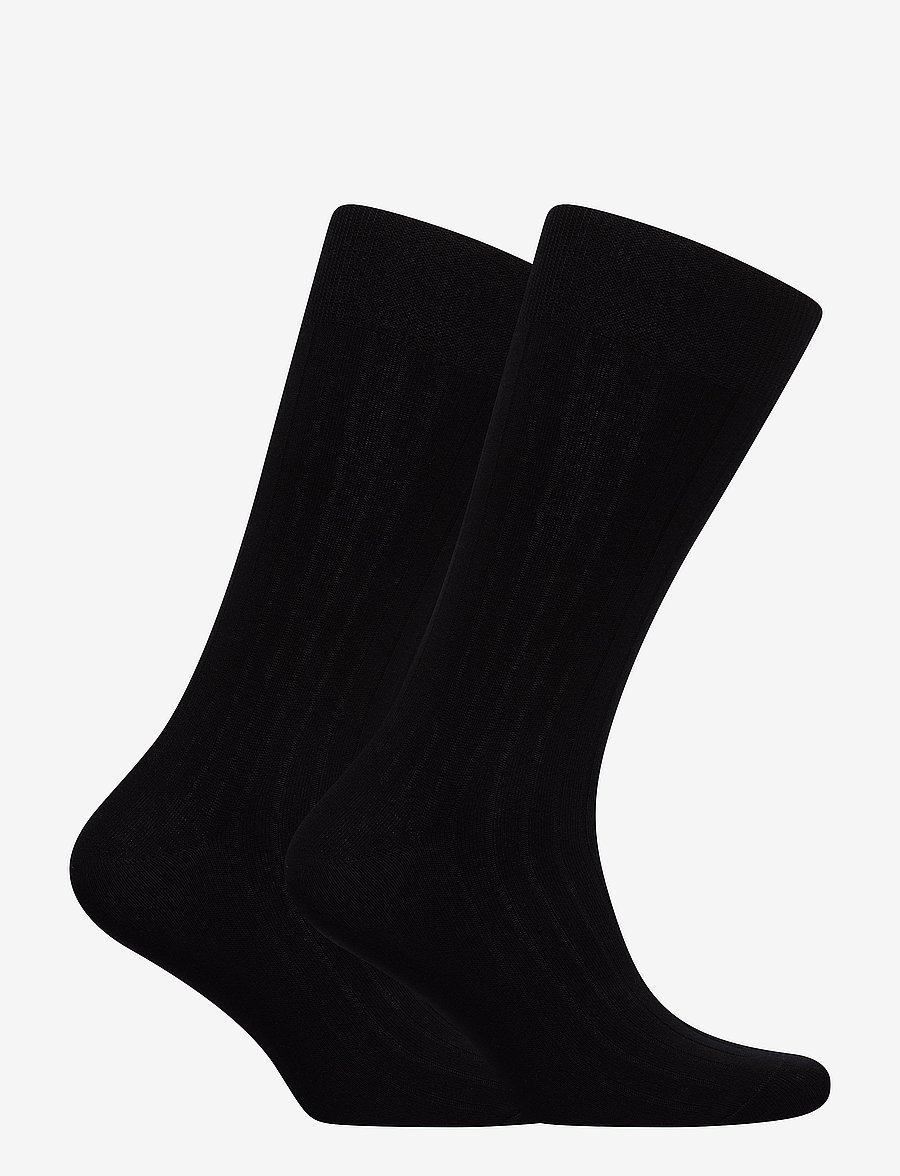 Polo Ralph Lauren - Rib-Knit Trouser Socks - klassikalised sokid - black - 1