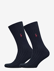 Rib-Knit Trouser Socks - NAVY