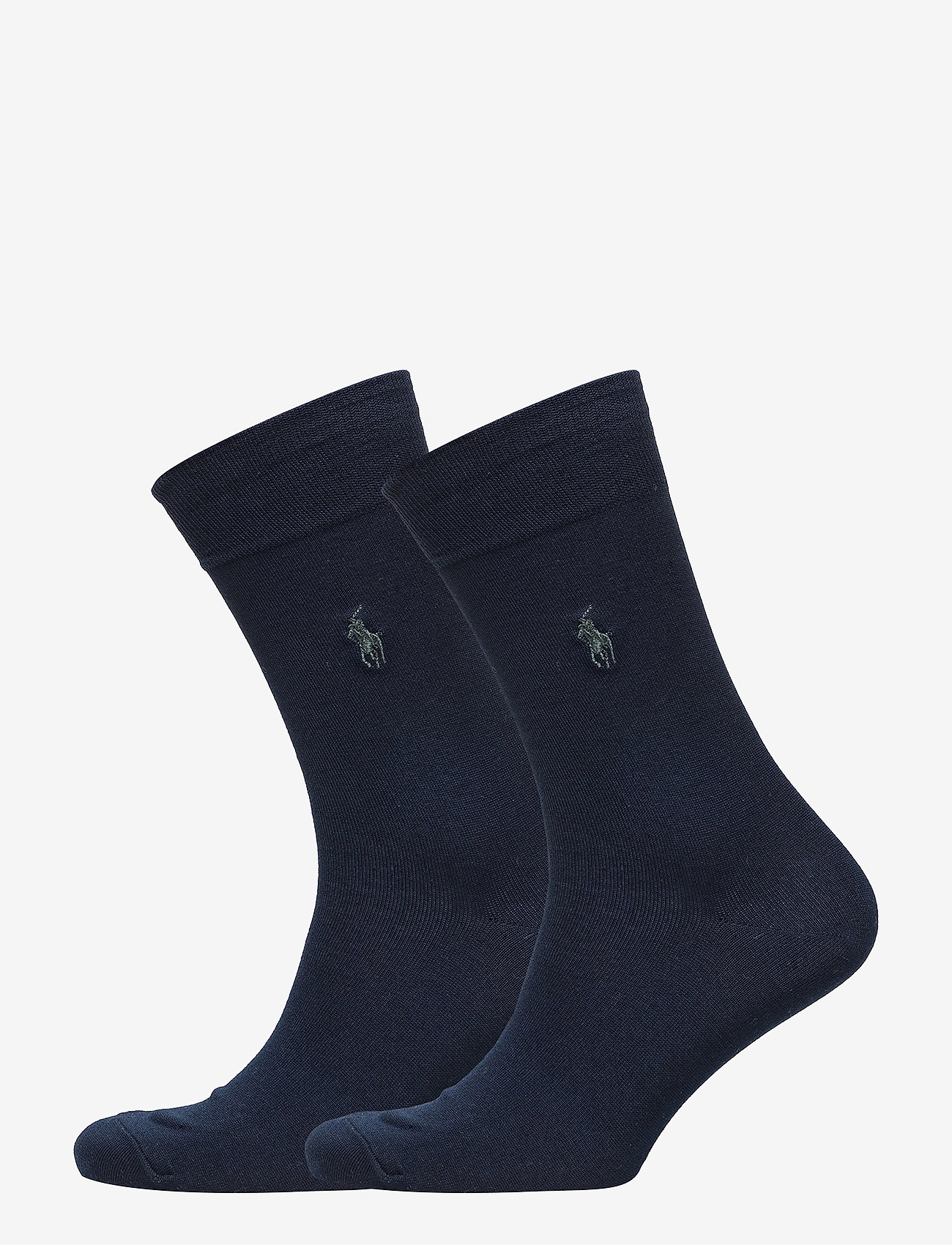 Polo Ralph Lauren Cotton-Blend Dress Sock 2-Pack, 39-42, Black, Sokker > Almindelige Sokker, Herre