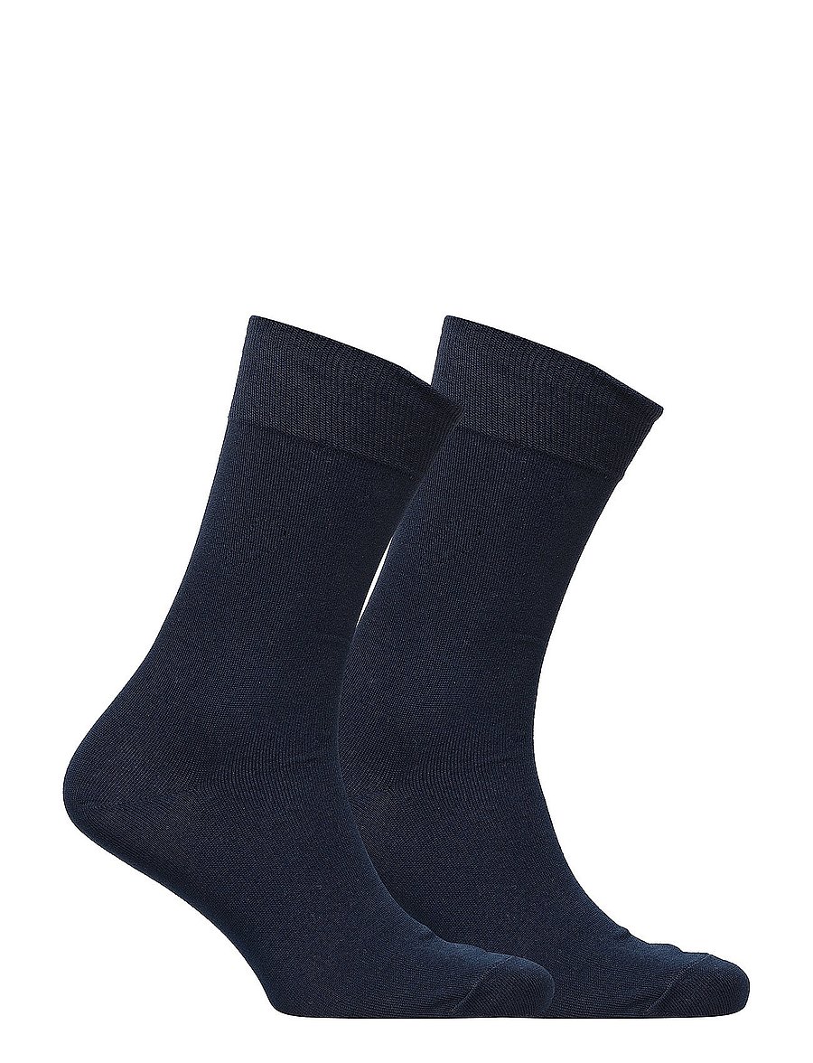Polo Ralph Lauren - Cotton-Blend Dress Sock 2-Pack - vanliga strumpor - admiral blue - 1