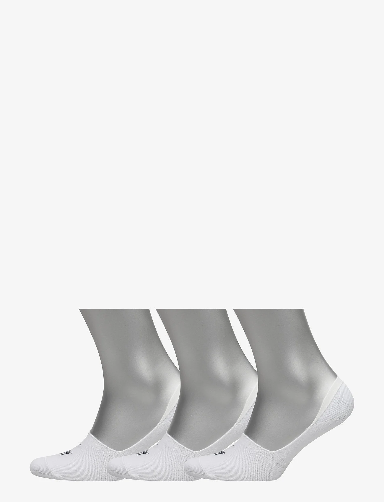 Polo Ralph Lauren Big Pony No-Show-Liner 3-Pack - Sokid - WHITE / white