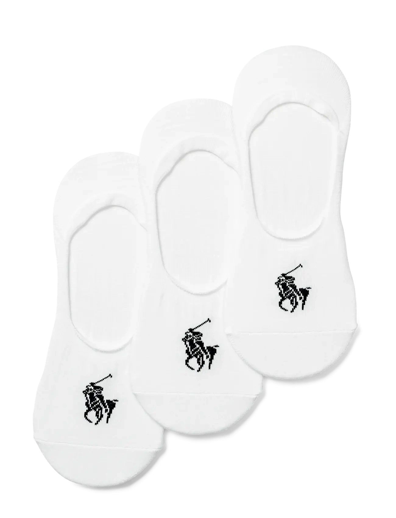 Polo Ralph Lauren - Big Pony No-Show-Liner 3-Pack - sokkide mitmikpakk - white - 2