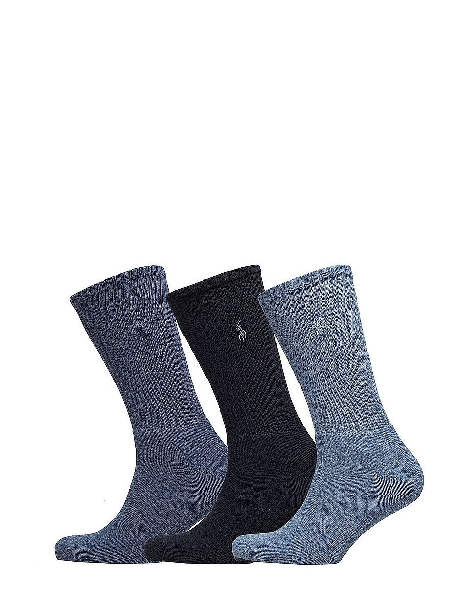 Polo Ralph Lauren - Crew Sock 3-Pack - tennissocken - denim asst - 1