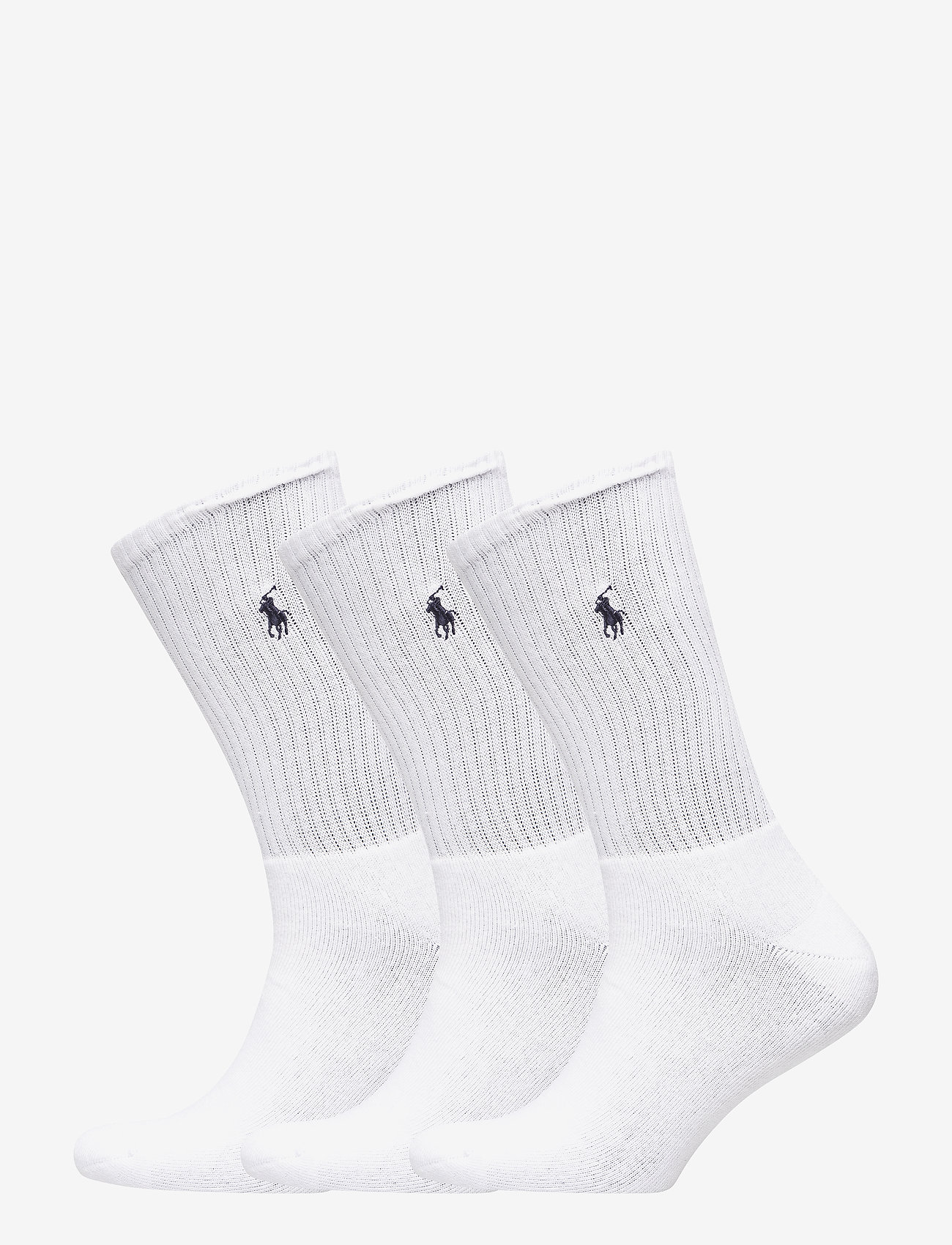 Polo Ralph Lauren - Crew Sock 3-Pack - crew-socken - white - 0
