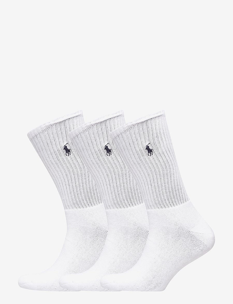 Polo Ralph Lauren - Crew Sock 3-Pack - tennissocken - white - 0