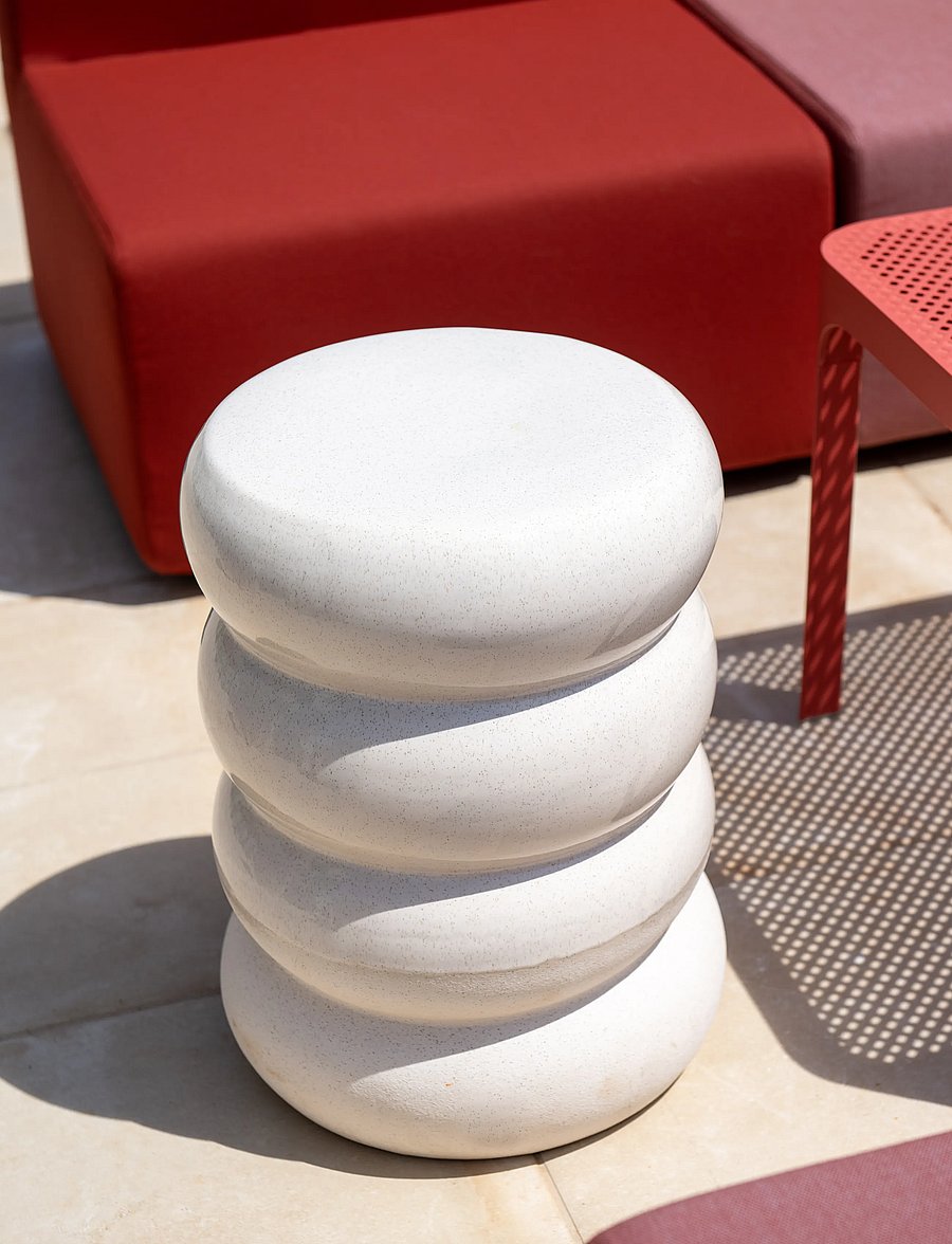 POLSPOTTEN - side table chubby - beistelltische & kleine tische - white - 4