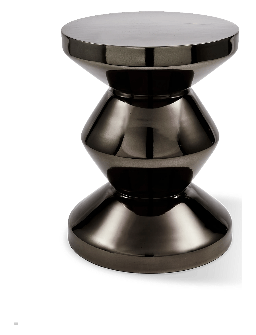 POLSPOTTEN - Zig Zag - beistelltische & kleine tische - black nickel - 1