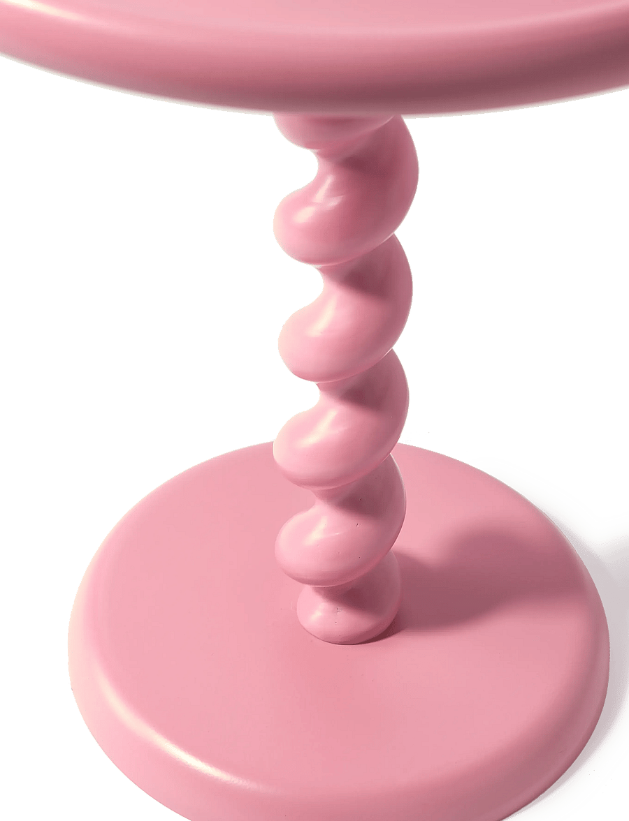 POLSPOTTEN - side table twister - beistelltische & kleine tische - light pink - 2