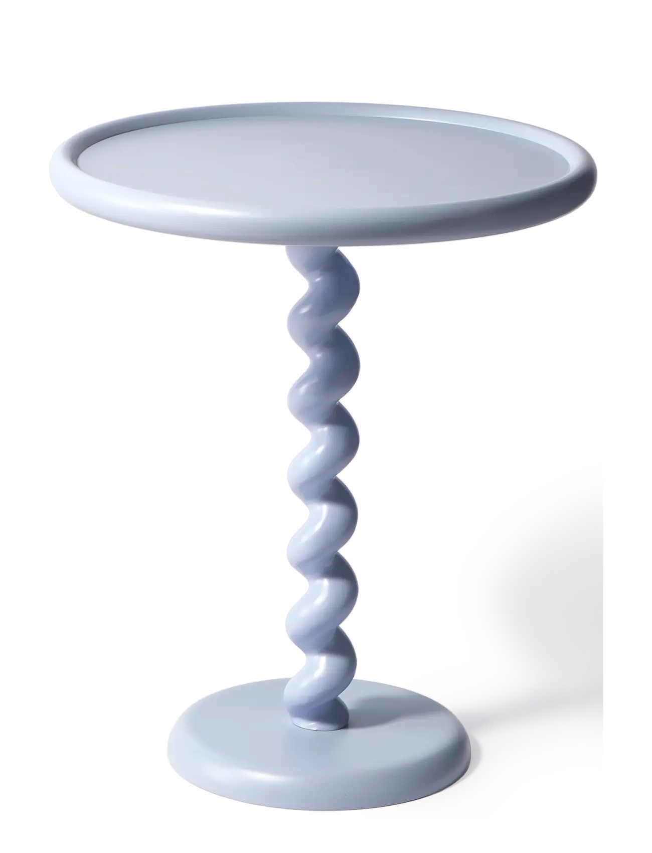 POLSPOTTEN Side Table Twister, Ø46X H56 cm, Tables, Blau - Tables & Small Homeware