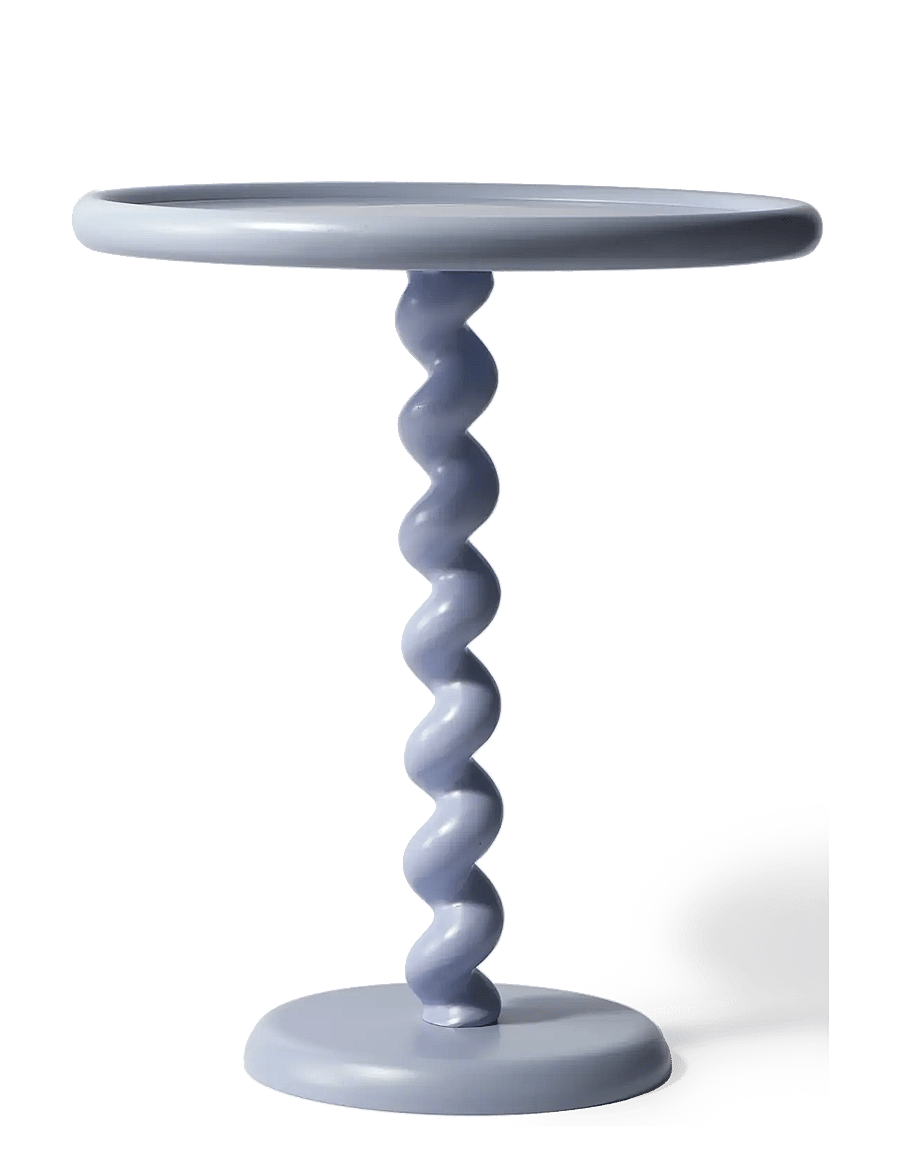POLSPOTTEN - side table twister light blue - beistelltische & kleine tische - light blue - 1