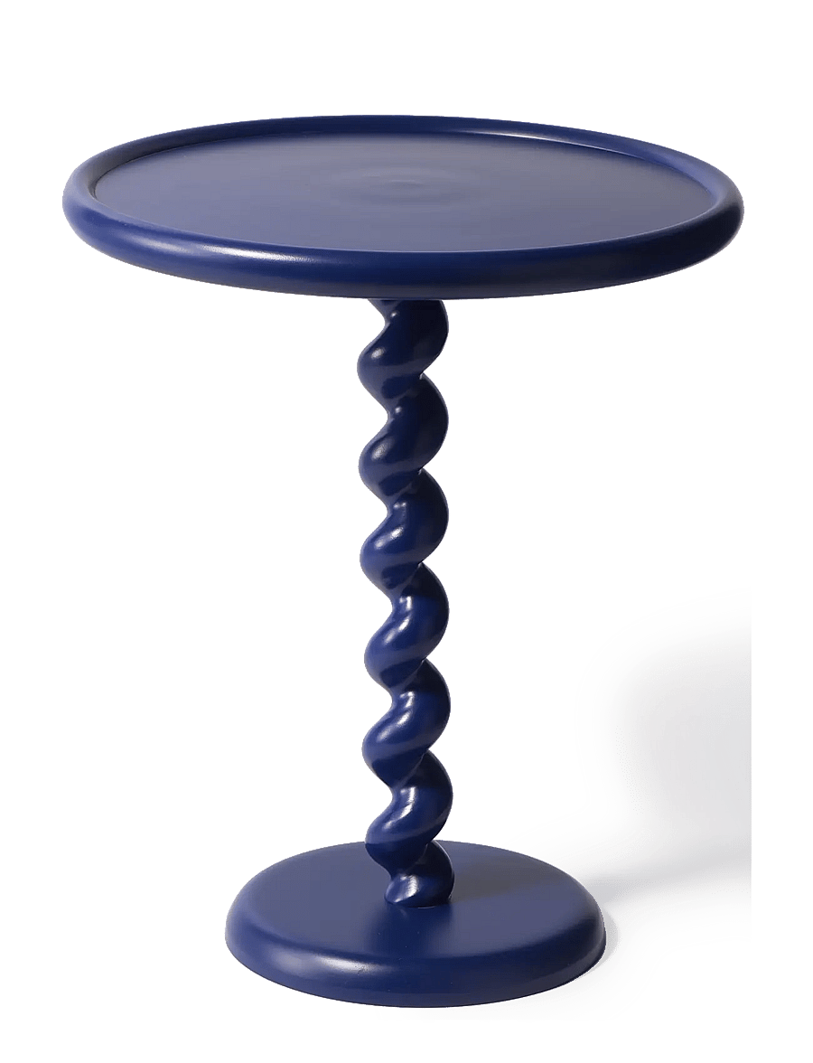 POLSPOTTEN - side table twister - küljelauad ja väikesed lauad - dark blue - 0