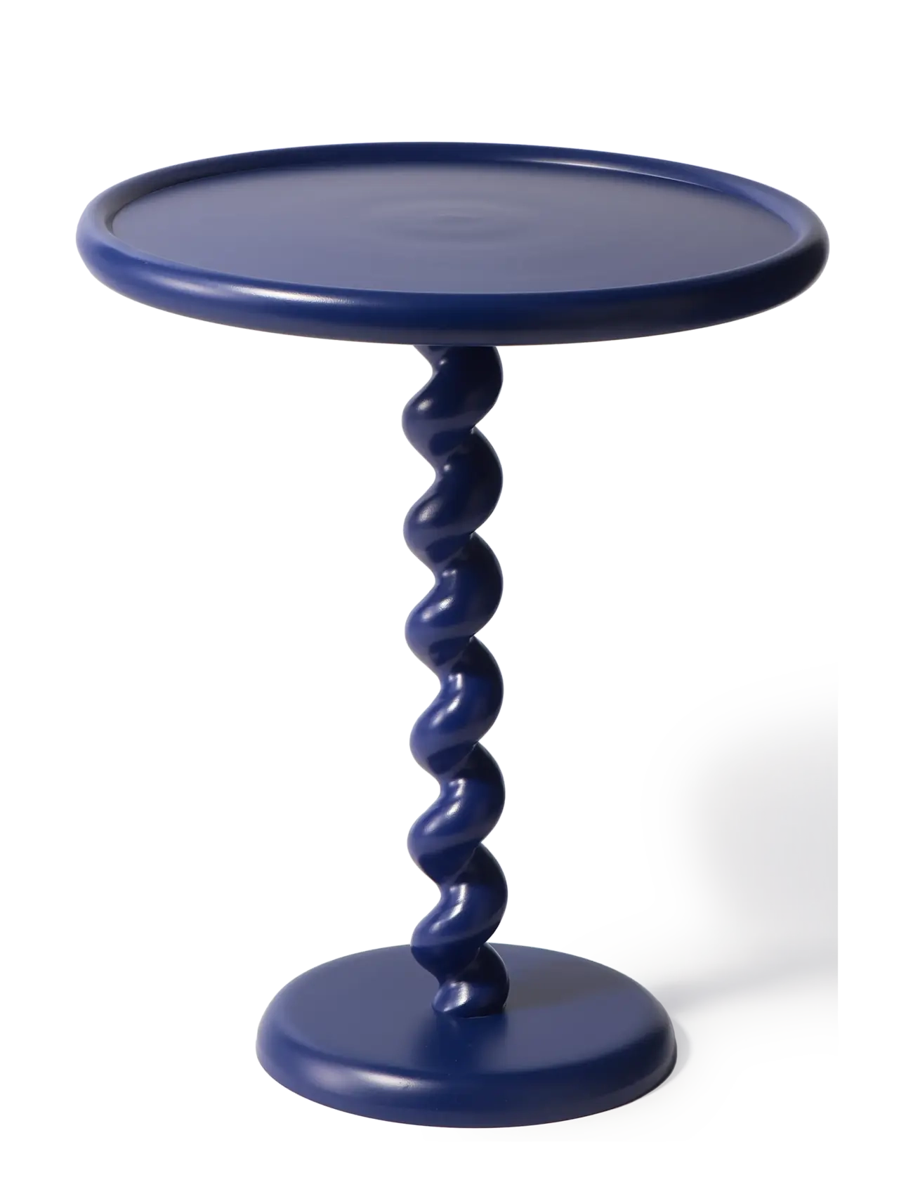 POLSPOTTEN side table twister deep blue - Møbler - DARK BLUE / blue