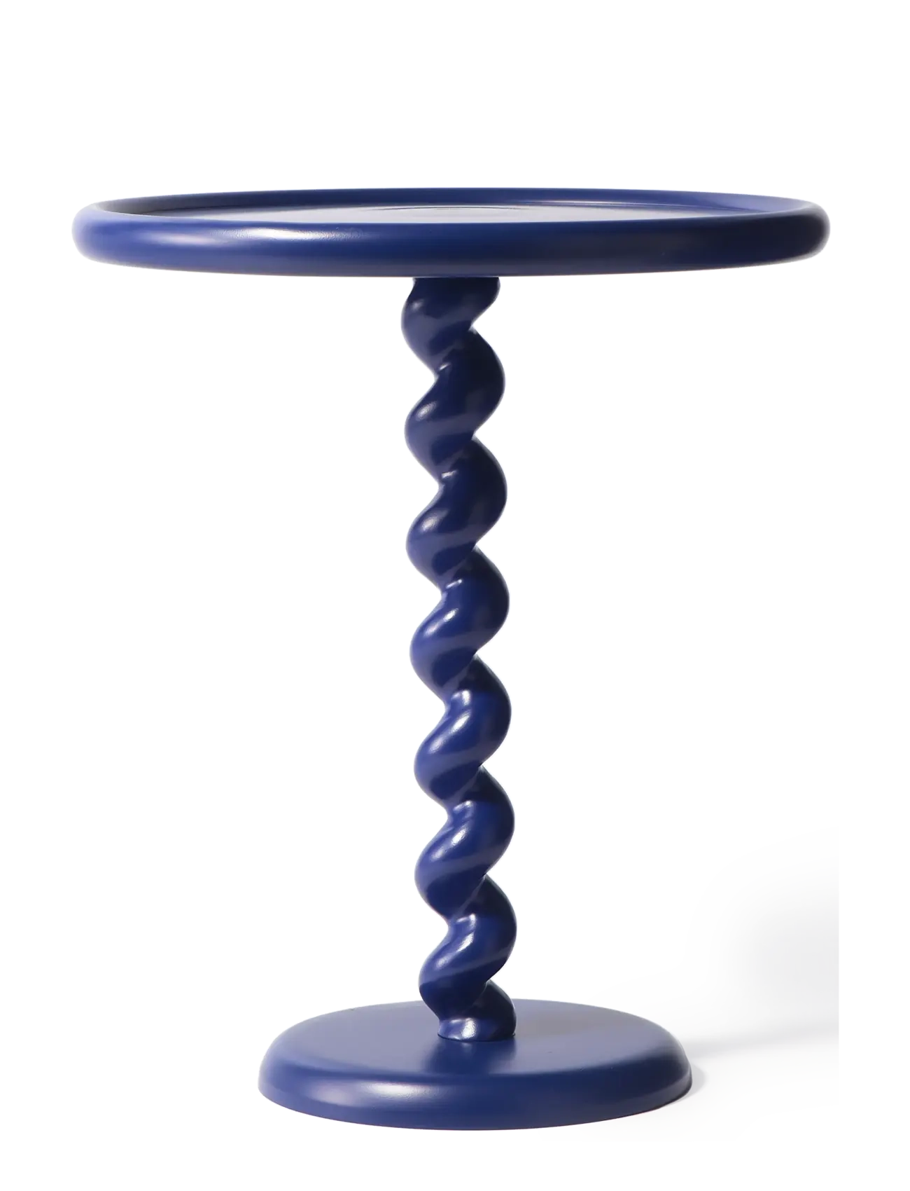 POLSPOTTEN - side table twister deep blue - dark blue - 1