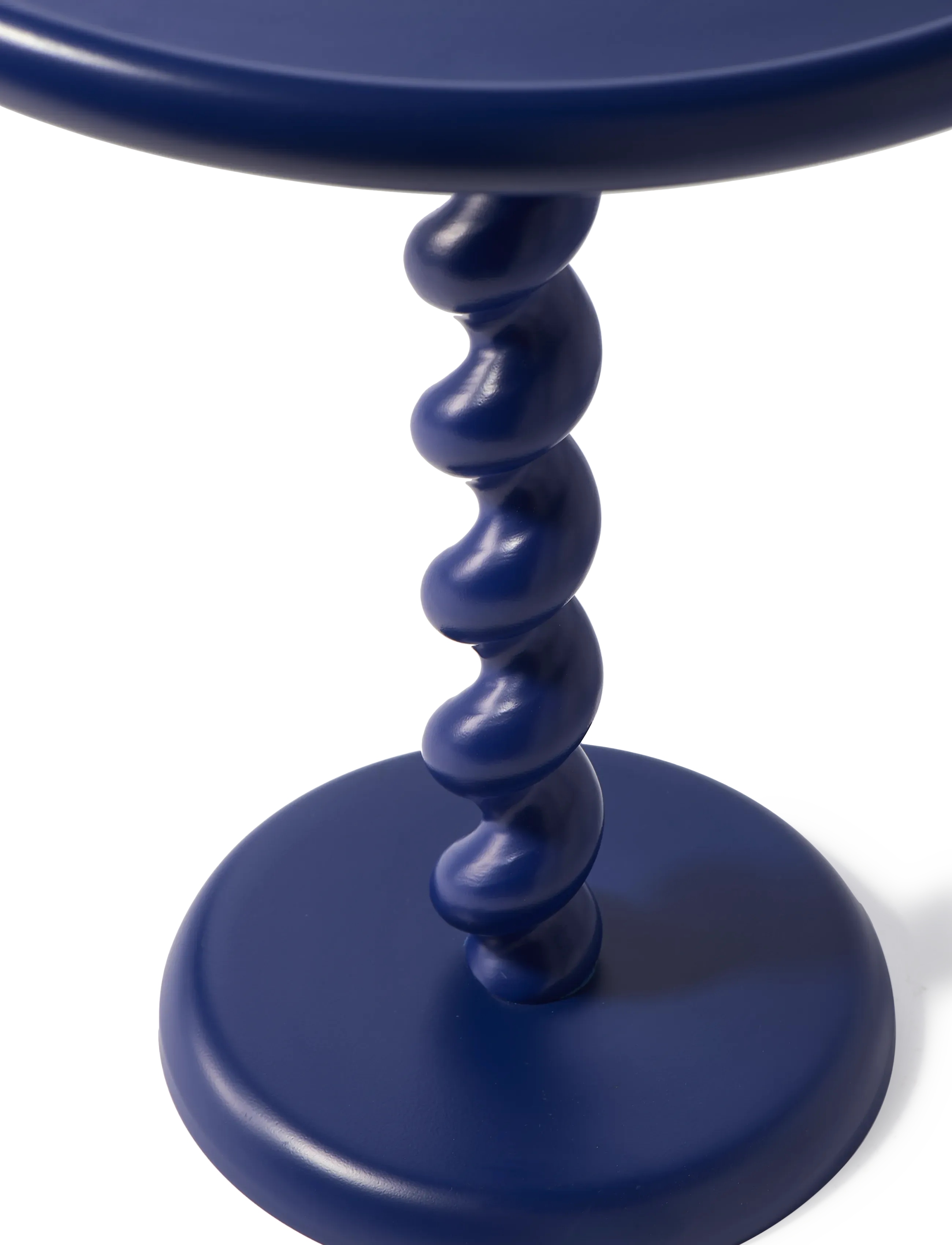POLSPOTTEN - side table twister deep blue - dark blue - 2