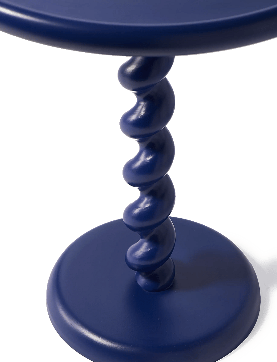 POLSPOTTEN - side table twister deep blue - dark blue - 2