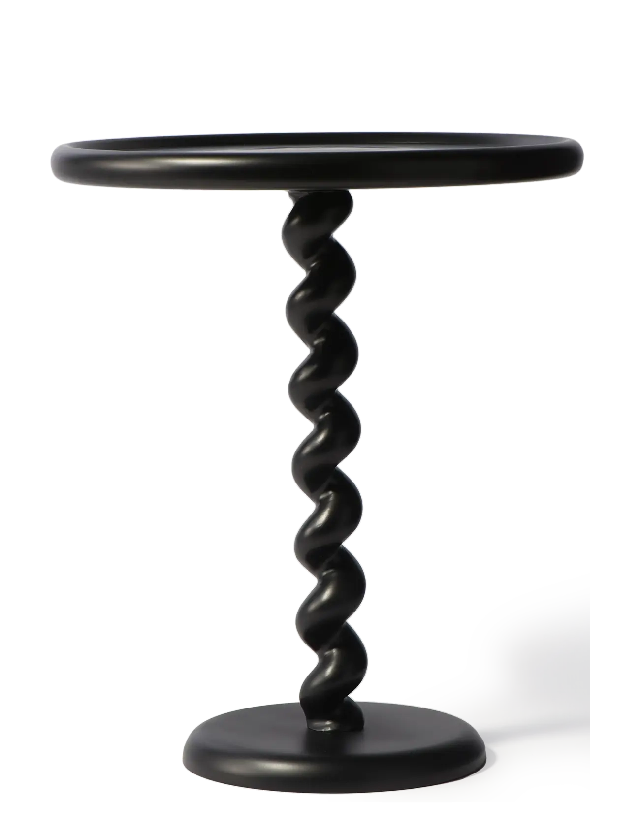 POLSPOTTEN - side table twister - küljelauad ja väikesed lauad - black - 1