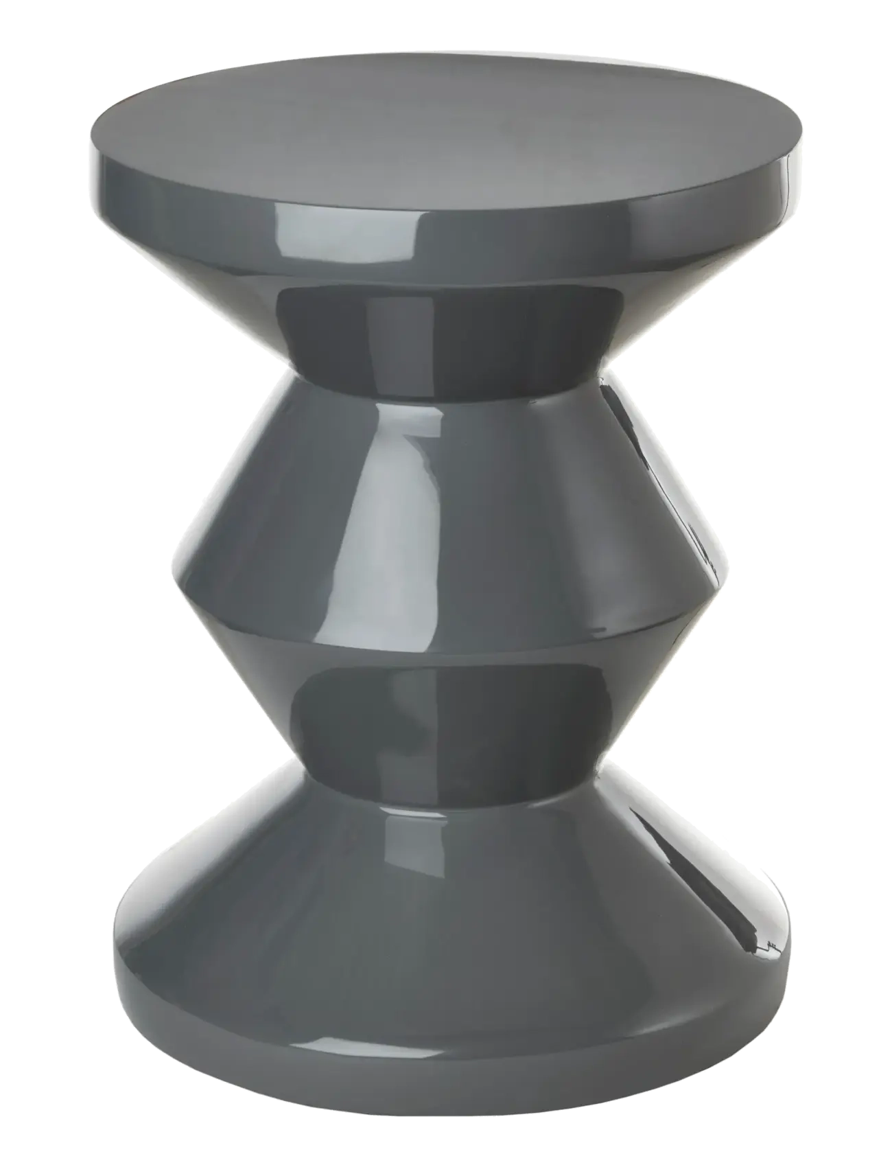 POLSPOTTEN Zig Zag concrete grey - Möbel - DARK GREY / grey