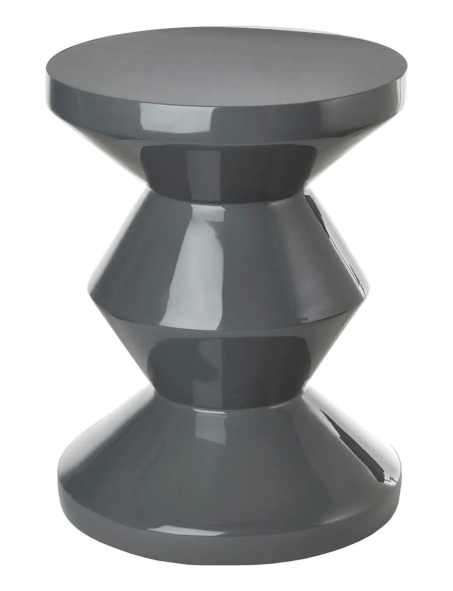 POLSPOTTEN - Zig Zag - beistelltische & kleine tische - dark grey - 0