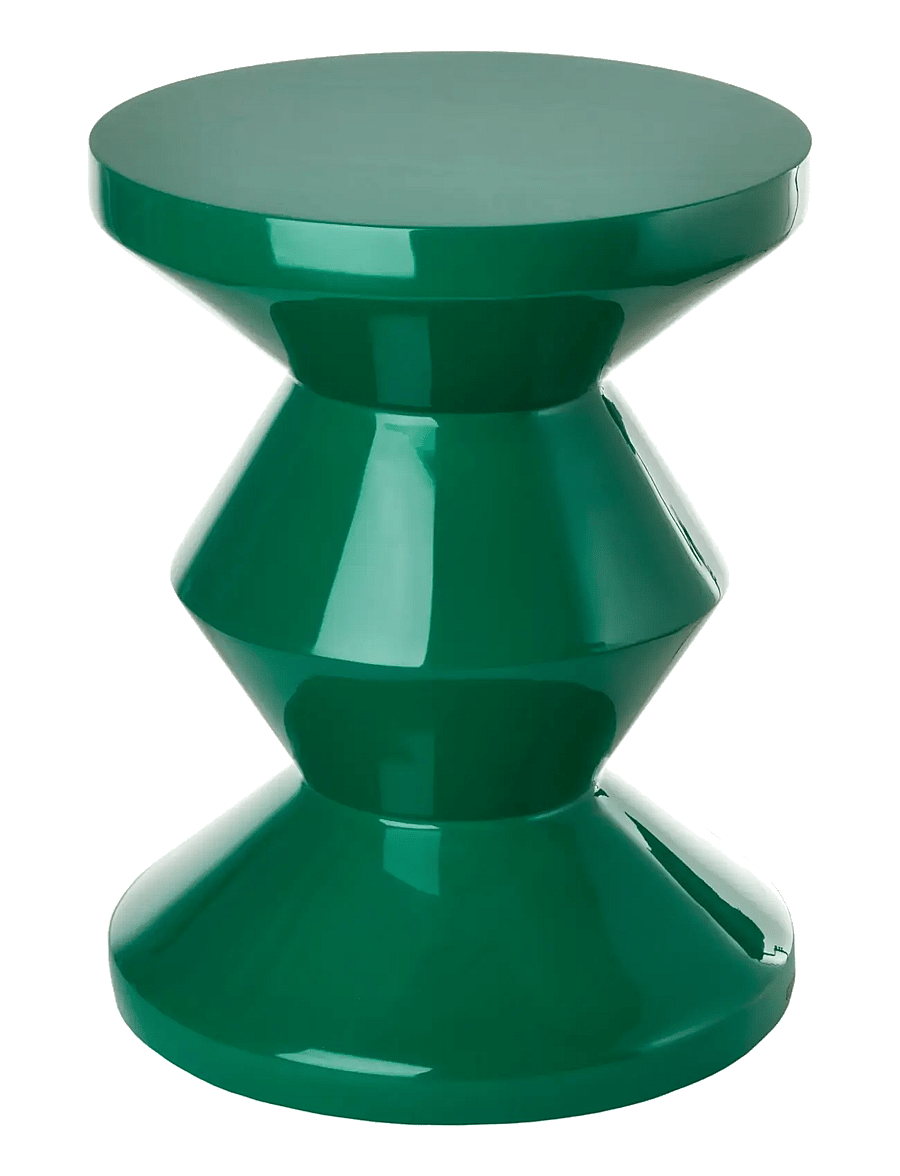 POLSPOTTEN - Zig Zag emerald green - beistelltische & kleine tische - dark green - 1