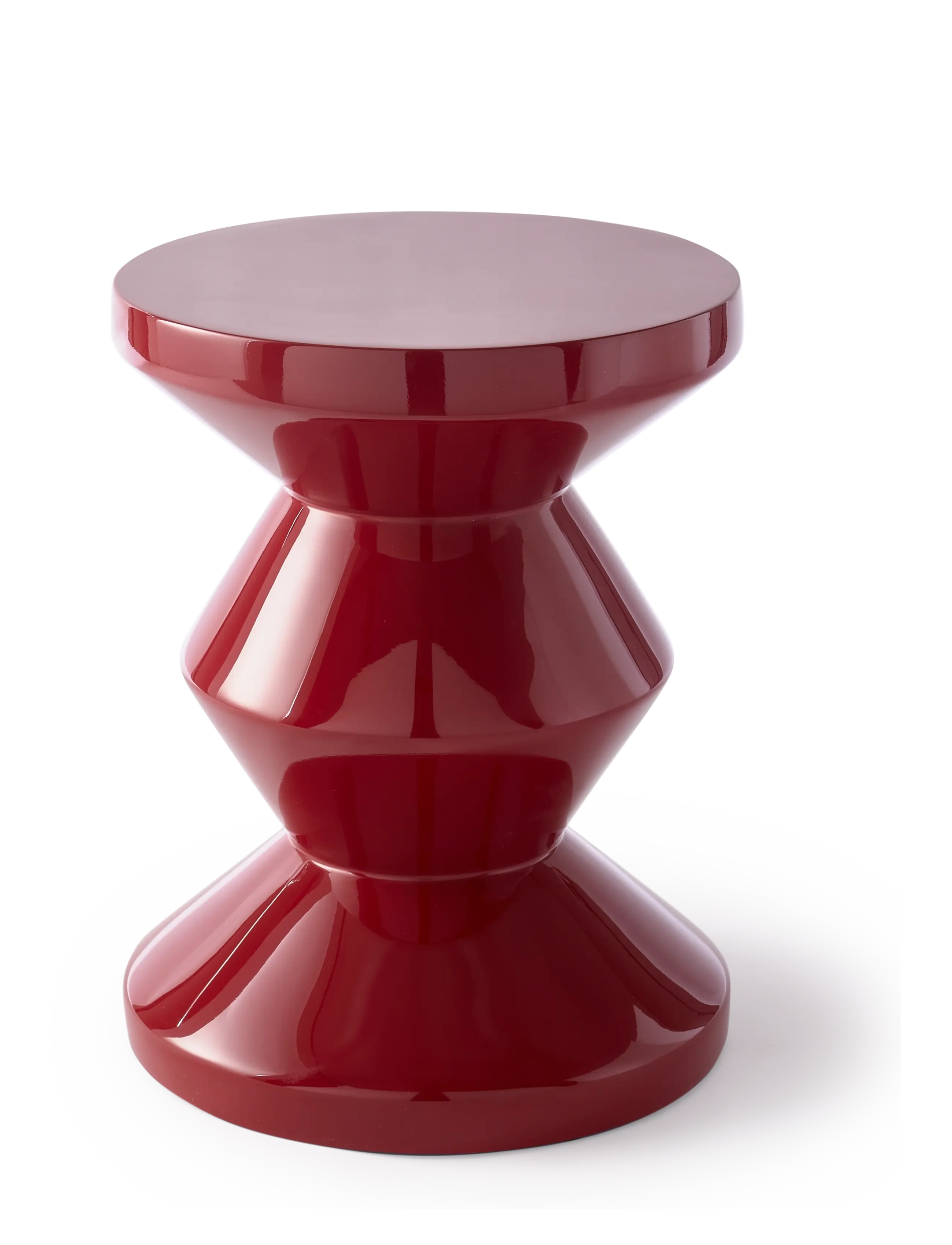 POLSPOTTEN Zig Zag ruby red - Tische - BURGUNDY RED / red