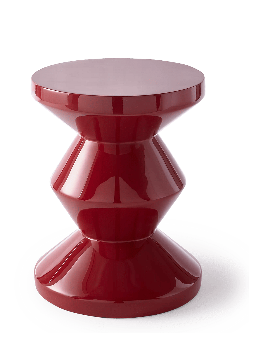 POLSPOTTEN - Zig Zag - beistelltische & kleine tische - burgundy red - 1