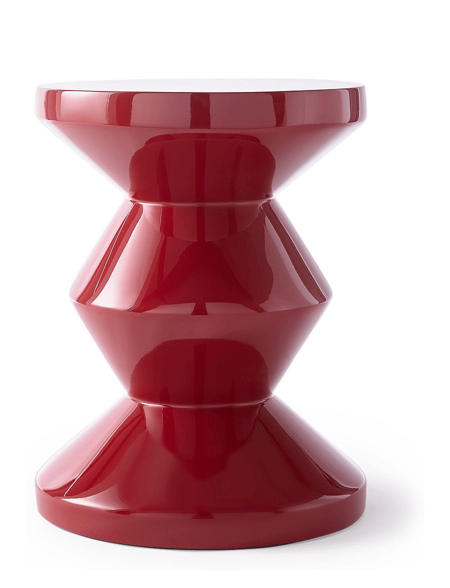 POLSPOTTEN - Zig Zag - beistelltische & kleine tische - burgundy red - 2