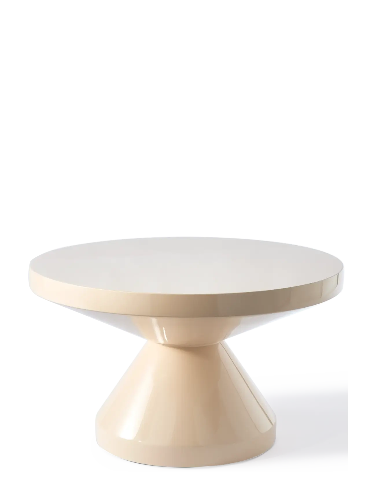 POLSPOTTEN coffee table zig zag beige - Møbler - BEIGE / beige
