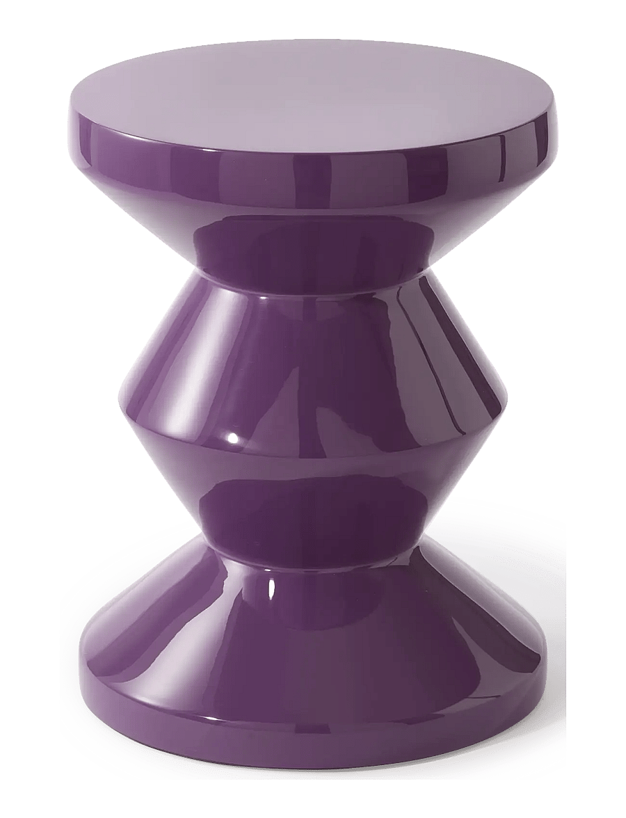 POLSPOTTEN - Zig Zag - beistelltische & kleine tische - dark purple - 1