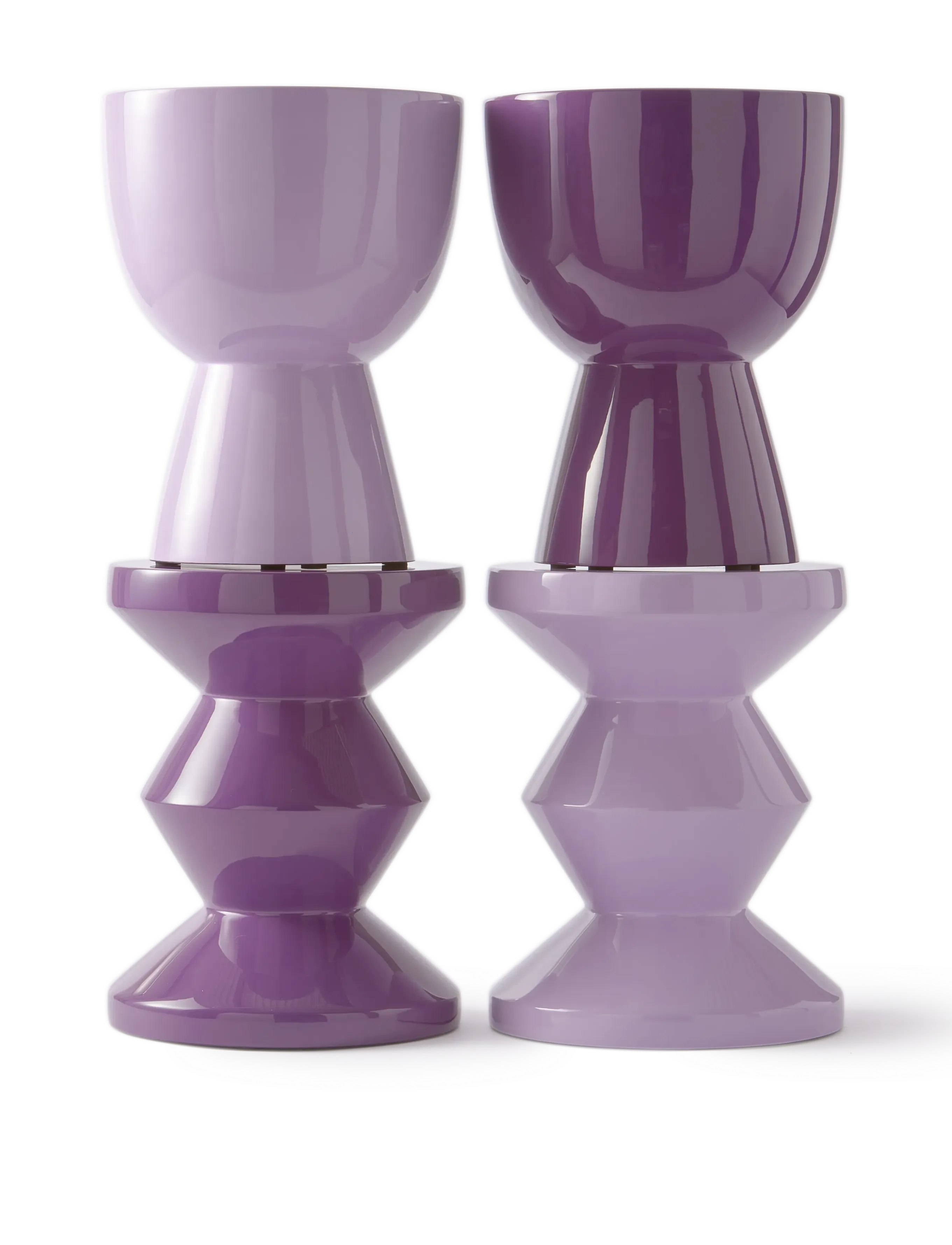 POLSPOTTEN Zig Zag, Ø35.5X H46 cm, Tables, Lila - Side Tables & Small Homeware