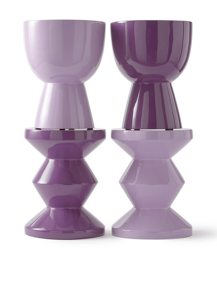 POLSPOTTEN - Zig Zag - beistelltische & kleine tische - dark purple - 0