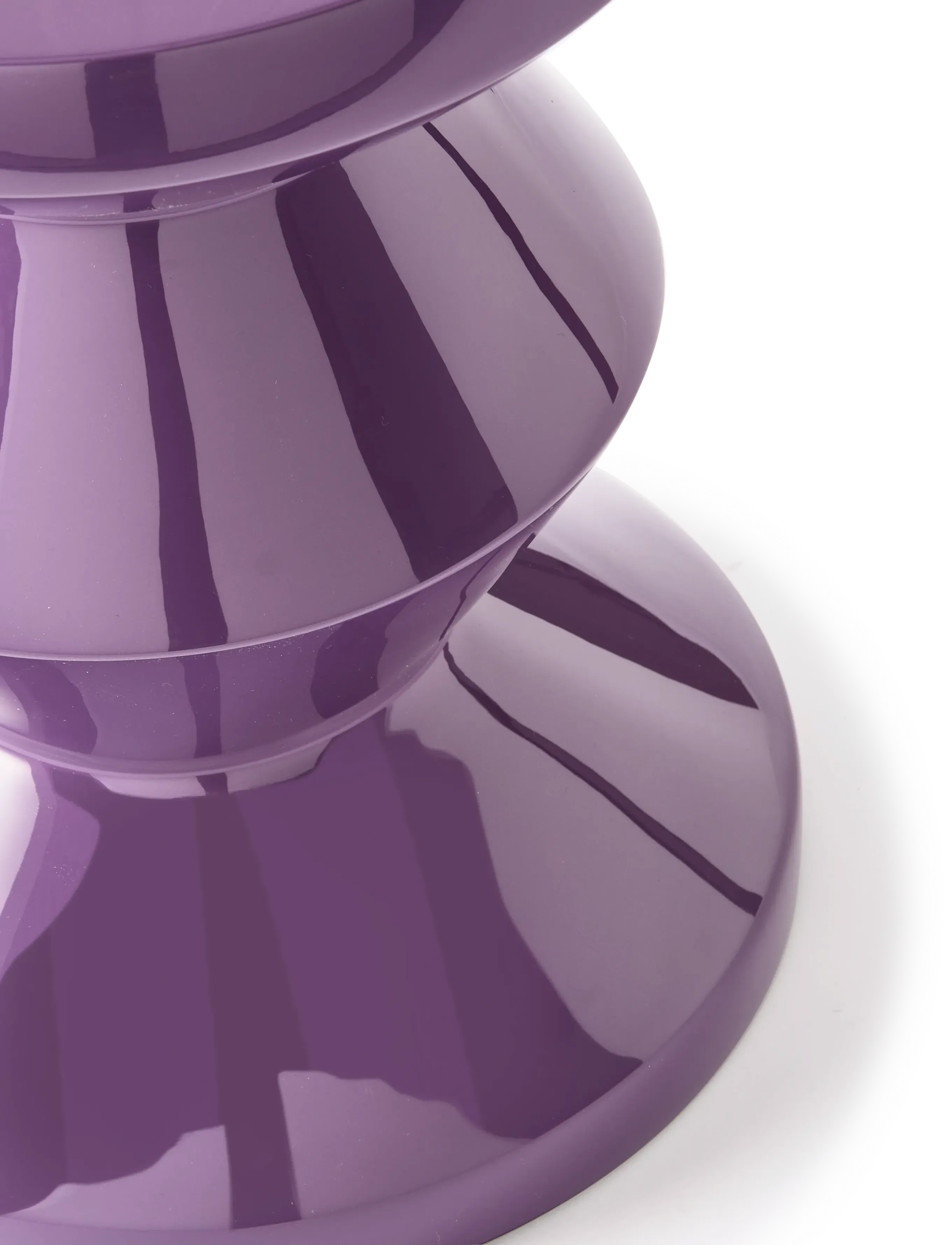 POLSPOTTEN - Zig Zag - beistelltische & kleine tische - dark purple - 4