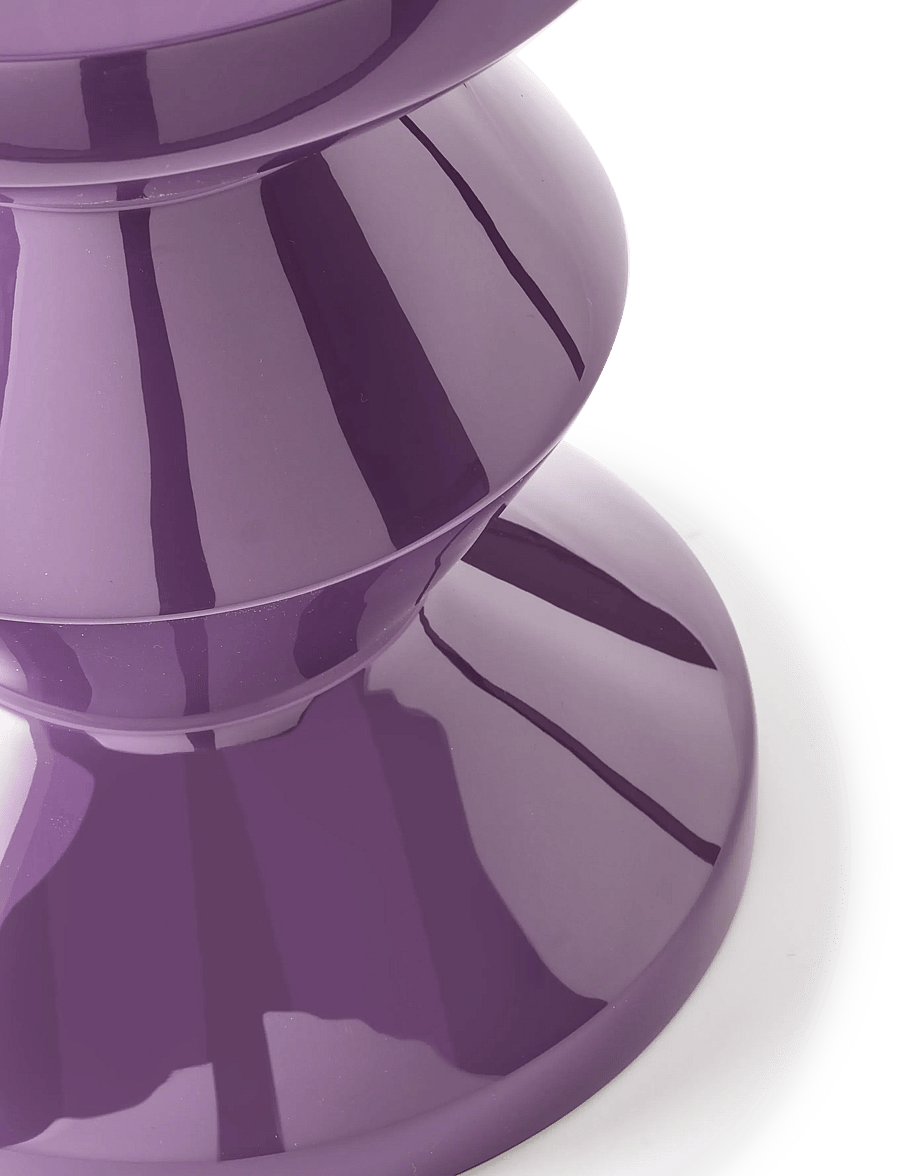 POLSPOTTEN - Zig Zag - beistelltische & kleine tische - dark purple - 4