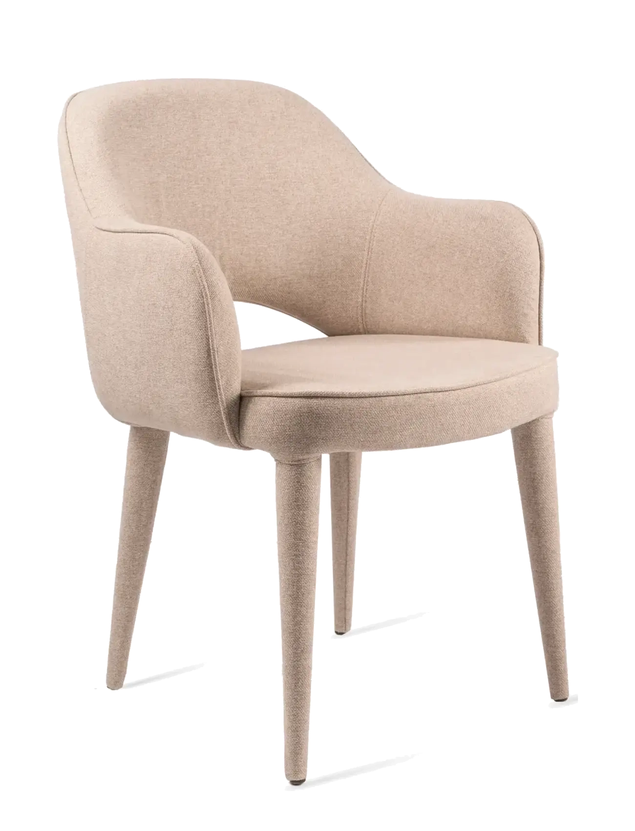 POLSPOTTEN Chair arms Cosy fabric ecru - Visa allt - BEIGE / beige