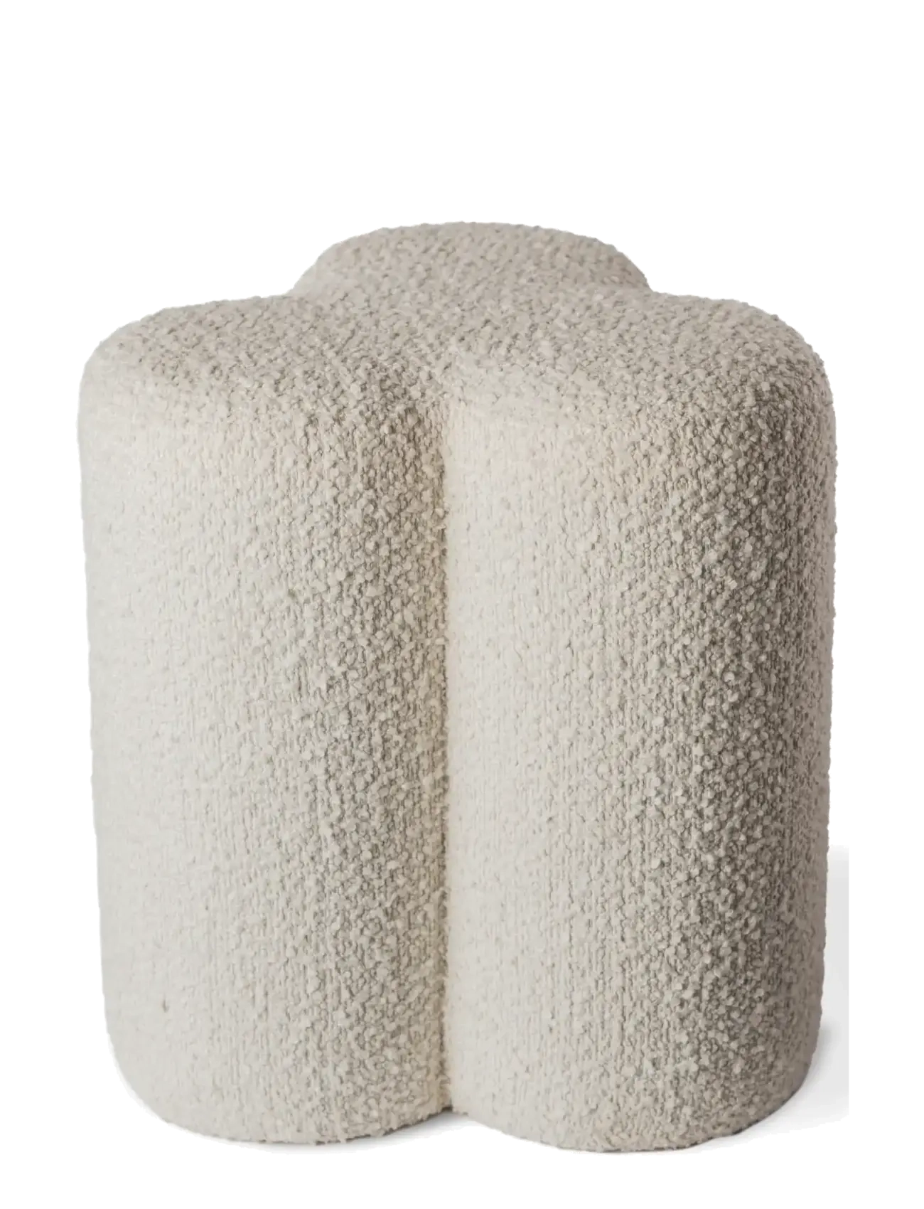 POLSPOTTEN Stool Clover boucle - Bekijk alles - BEIGE / beige