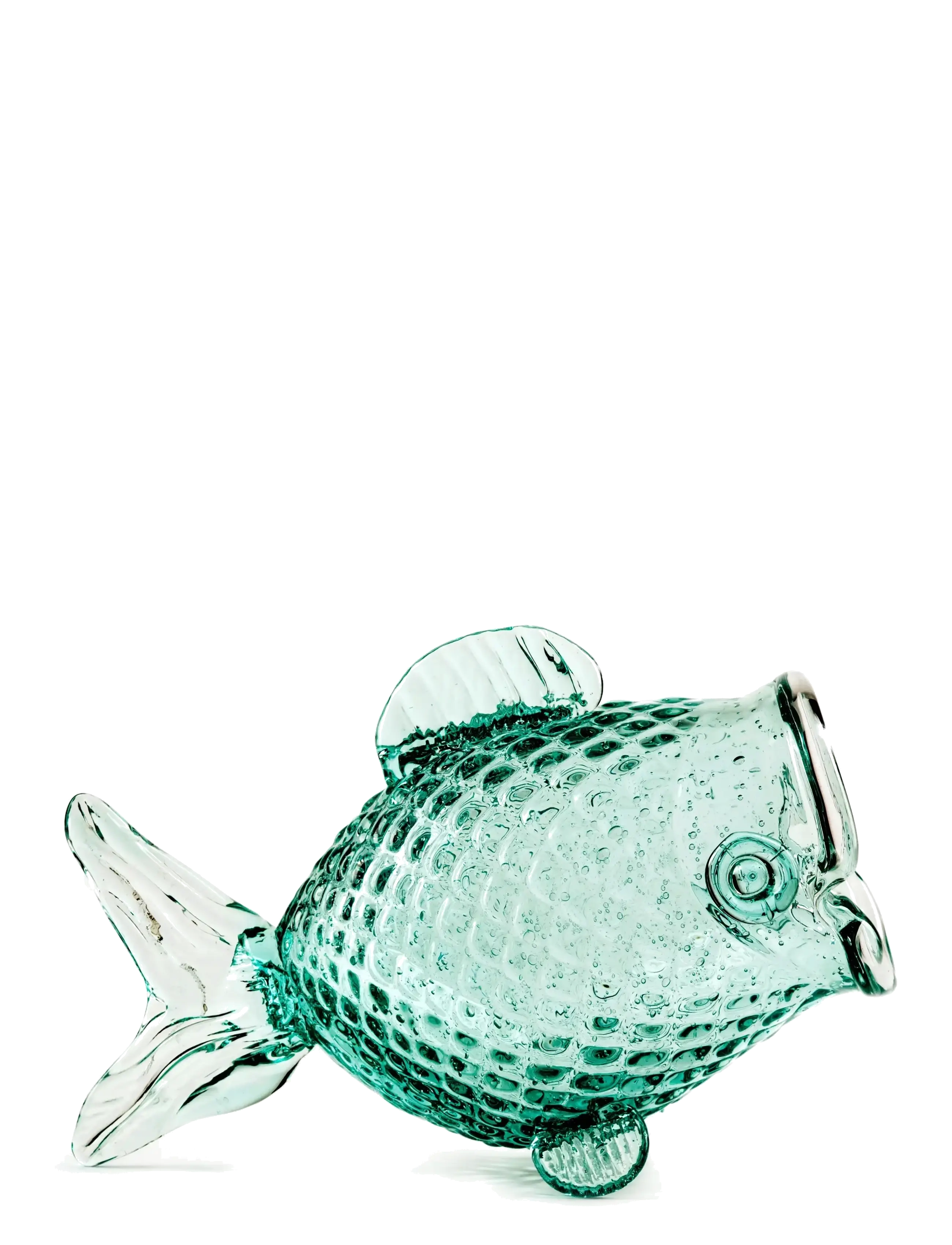 POLSPOTTEN Jar fat fish - Julegaver - TRANSPARENT / clear