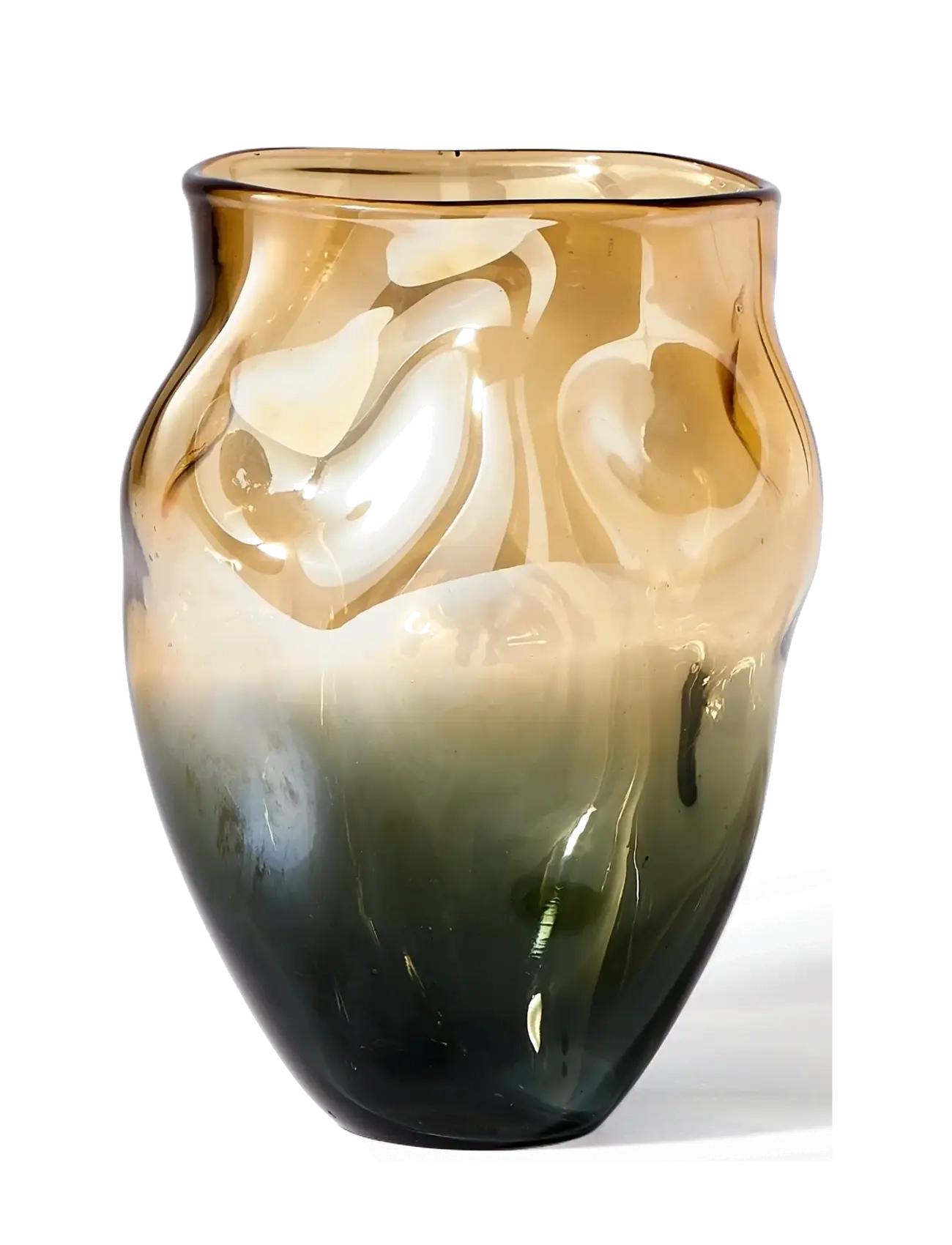 POLSPOTTEN - Vase collision amber L - vaser - beige - 1