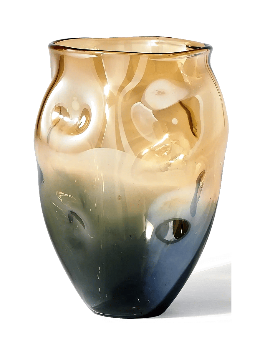 POLSPOTTEN - Vase collision amber L - vasen - beige - 2