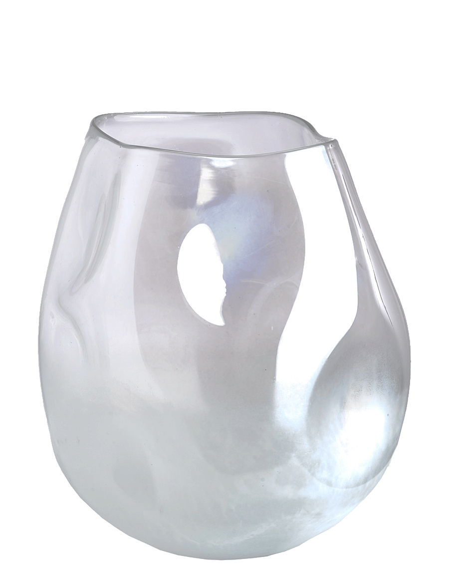 POLSPOTTEN - Vase collision white S - vasen - white - 0