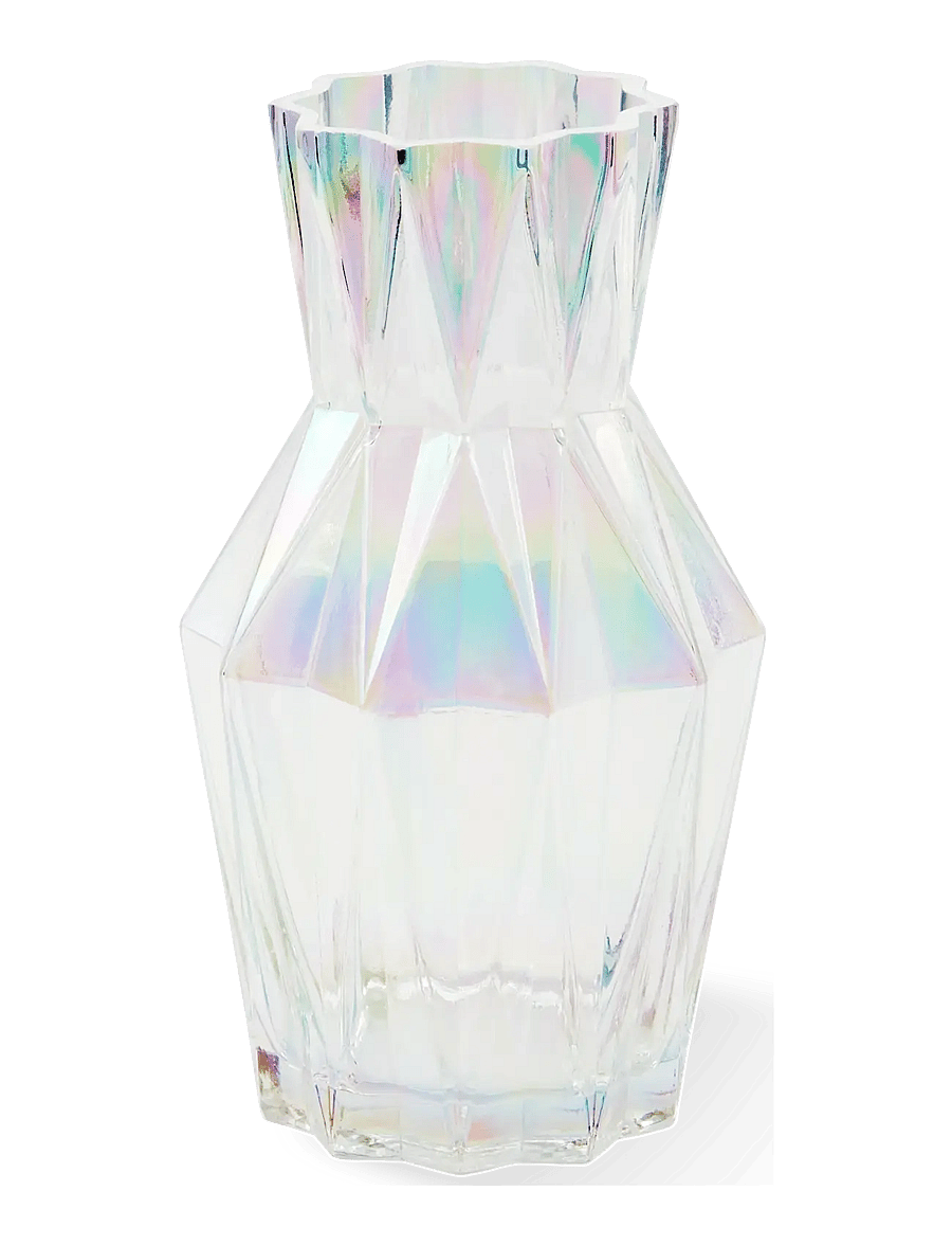 POLSPOTTEN - vase folds glass luster S - vasen - multi-colour - 1