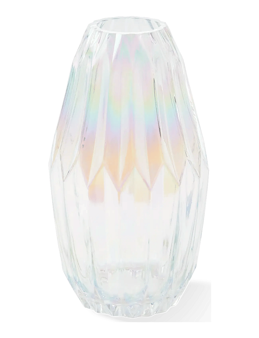 POLSPOTTEN - vase folds glass luster M - vasen - multi-colour - 1