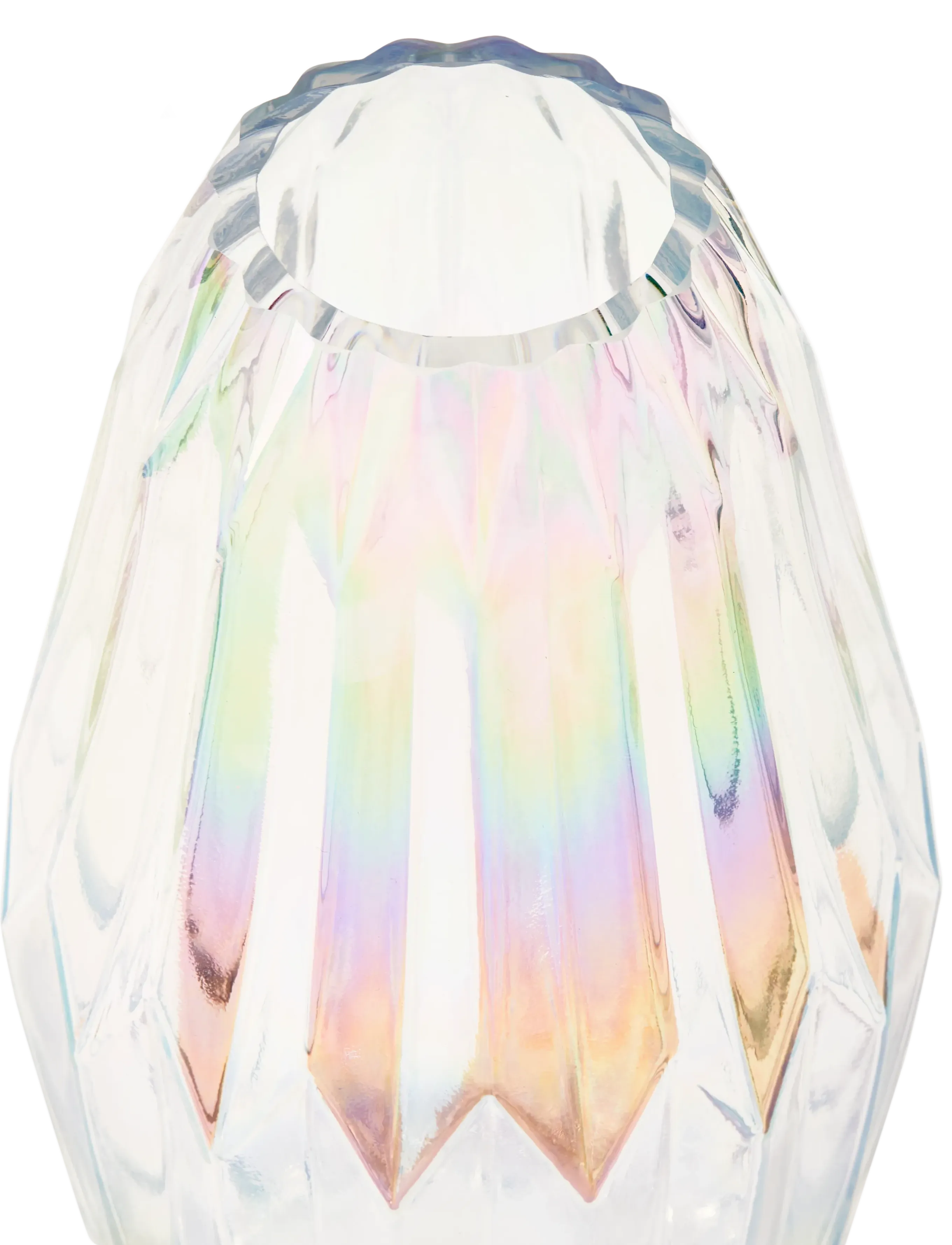 POLSPOTTEN - vase folds glass luster M - vases - multi-colour - 2