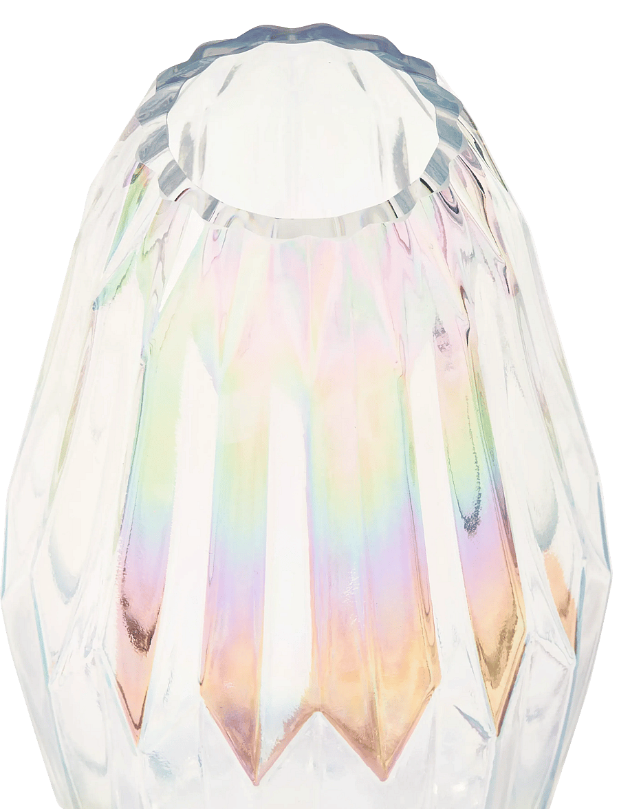 POLSPOTTEN - vase folds glass luster M - vasen - multi-colour - 2